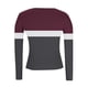thumbnail image 5 of RKSTN Women's Ribbed Knitted T Shirts Oversized Crewneck Striped Print Slim Long Sleeve Pullover Shirt Top Womens Casual Plus Size Round Neck Printed Stretch Loose Comfy Tee Fall Spring Clothes, 5 of 8