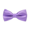 thumbnail image 1 of tredstone Children Fashion Formal Dot Bowtie Reusable And Easy To Clean Wide Applications Universal Fit Purple, 1 of 6
