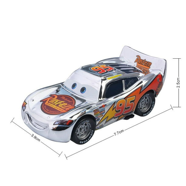 Nuevo Hot Disney Pixar Cars 3 Lightning McQueen Jackson Storm Ramirez 1:55 Diecast Metal aleación modelo coche juguete para niños regalos Gao Jinjia LED