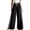 Black,#013, variant on Women's Y2K Wide Leg Pants Striped Track Elastic Waist Long Sweatpants Parachute Pants,L