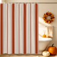 thumbnail image 5 of Red Striped Shower Curtains for Bathroom, Modern Minimalist Stripes Farmhouse Waterproof Fabric Shower Curtain, Decorative Bathroom Curtain for Bathtub, 36"x72", No Hooks Included, 5 of 9