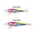 thumbnail image 2 of ROZYARD 6Pcs Luminous Squid Jigs Hook Fishing Lures Baits Cuttlefish Sleeve Squid Jigs Saltwater Hard Night Fishing Baits, 2 of 8