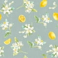 thumbnail image 2 of Nai, Danhui 26x26 White Modern Wood Framed Museum Art Print Titled - Floursack Lemon Pattern III, 2 of 4