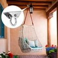 thumbnail image 4 of Gancho colgante tipo D de acero inoxidable para hamaca, placa fija, accesorio para silla colgante, 4 of 11