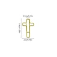 thumbnail image 1 of Macaron Color Cross-Shaped Paper Clips for Office & School - Creative, Fun, and Colorful Organizers, 1 of 1