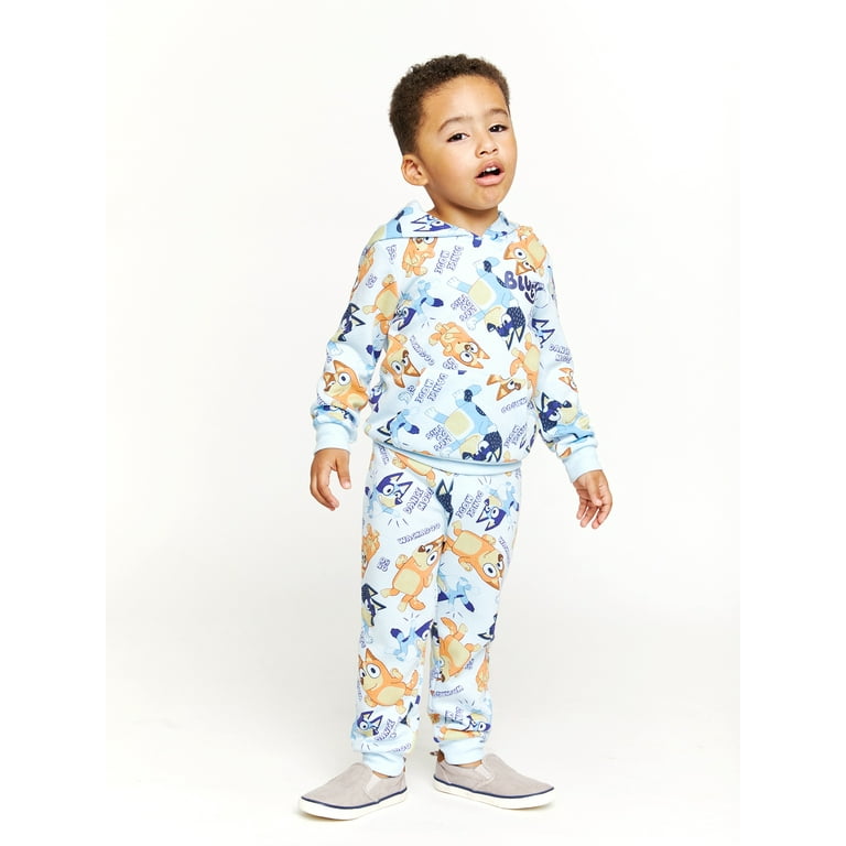 Bluey Baby and Toddler Boys Fleece Hoodie and Joggers 2 Piece Outfit Set Sizes 12M 5T Walmart