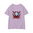 thumbnail image 6 of NAFUU Girls T Shirts Summer Girl's Baseball Graphic Blouse Short Sleeve O-Neck Casual Top Loose Fit Comfortable Playwear Lovely Blouses For Girl 10-11 Years, 6 of 6