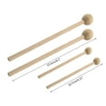 thumbnail image 5 of SIEYIO 2pcs Ethereal Drumstick Small Musical Drumsticks Chime Round Head Hammer, 5 of 13