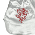 thumbnail image 2 of Rosé Retro Muay Thai Shorts - White L, 2 of 2