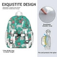 thumbnail image 5 of Great Pyrenees Dog and Flower Backpack for School,Cute School Bag,Schoolbag with Adjustable Shoulder Straps & Padded Back,15"x11.42"x5.5", 5 of 6