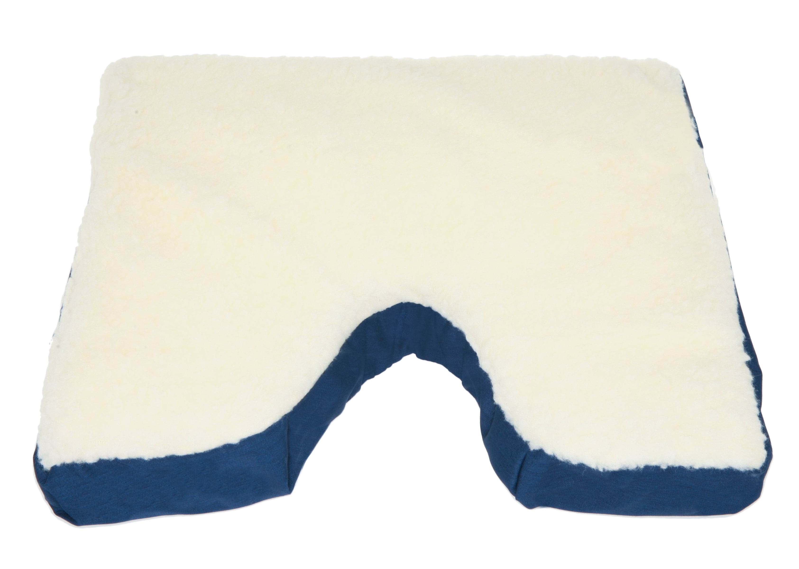 Coccyx Gel Seat Cushion with Fleece cushion with cut out