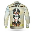 thumbnail image 2 of Cute Bernese Mountain Dog Loves Dad Happy Father's Day All Over Print 3D Baseball Jacket Berner Lover Gifts Bomber Jacket Softball - 12008, 2 of 6