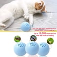 thumbnail image 4 of Pelota interactiva para gato de 3 uds., juguete de simulación de sonido animal, pelota para mascotas, pelota de juguete para gato de interior, 4 of 5