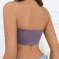 thumbnail image 4 of Women's Sexy Traceless Large Anti Drop Off One Shoulder Wrapped Chest Wrapped Up Bra, 4 of 9