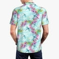 thumbnail image 5 of Rocae Dragonfly Floral for Men's Short Sleeve Polo Shirt, Quick Drying Performance Moisture Wicking Sports Men's Golf Shirt Small, 5 of 9