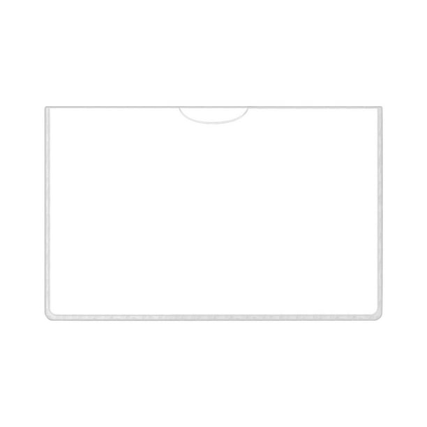 Document Card Holder Protective Case | Durable Card Sleeve Cover | Important Paper Organizer | Secure Storage | Anti-Scratch | Clear Plastic | Holds ID, Pass, Credit Card | 10 Pack | Multi Use