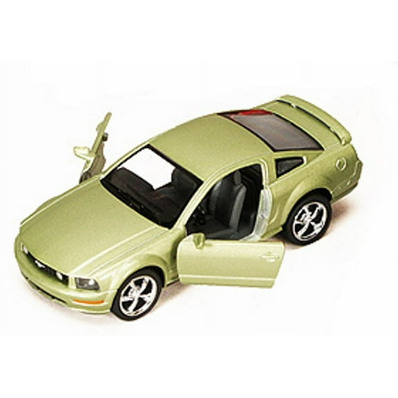 2006 Ford Mustang GT, Green - Kinsmart 5091D - 1/38 scale Diecast Model Toy Car (Brand New, but NOT IN BOX)