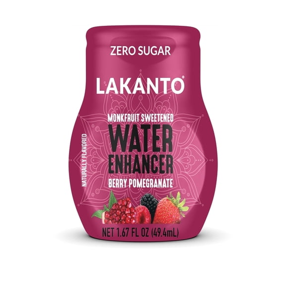 Lakanto Zero Sugar Berry Pomegranate Water Enhancer 1.67 fl oz