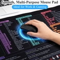 thumbnail image 6 of Aovky Excel Cheat Sheet Desk Pad, Large Office Excel Mouse Pad, Word/Window/PPT/Excel Shortcuts Cheat Sheet Desk Mat, PC Office Spreadsheet Keyboard Mat Anti-Slip Stitched Edges, 31.5 x 11.8in, 6 of 7
