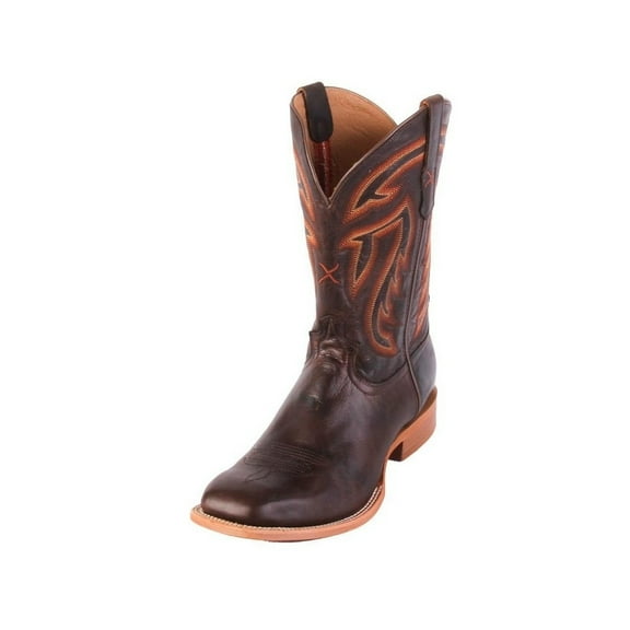 Twisted X Western Boots Mens 12" Rancher Walking Espresso MRAL021
