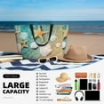 thumbnail image 5 of Gaeub Starfish And Seashell Beach Travel Bag, Multi-Pocket Beach Bag, Summer Vacation Bag, Beach Essentials Tote, 5 of 7