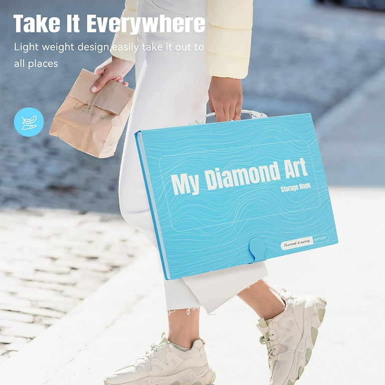 How To Store Diamond Paintings  Inside my diamond art portfolio