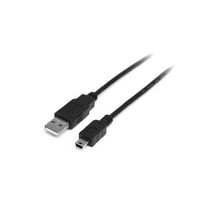 USB A to USB B Cable Startech USB2HABM1M Black