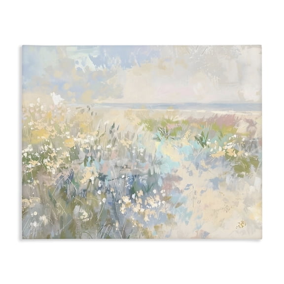 Stupell Industries Mottled Pastel Field Impression Canvas Wall Art, design by Creative Studio