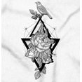 thumbnail image 2 of Bird Triangle Rose Floral Spiritual Women Plus Size Long Sleeve Graphic Tee Brisco Brands 3X, 2 of 5