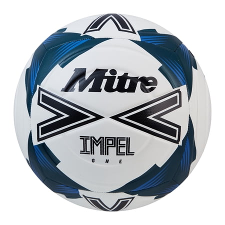 Mitre Impel One Training Soccer Ball - Durable 6-Panel Construction - Soft-Touch Foam & Hyperflow Grooves - for Grass or AstroTurf - Sizes 3 4 5