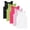 Multicolor·①, variant on qucoqpe 5-Pack Toddler Girls Basic Racerback Tank Tops Lightweight Versatile Solid Comfy Sleeveless Breathable Athletic Undershirts 5PC for 1-13 Years Kids