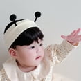 thumbnail image 6 of Lovely Antennae Hairpiece Headband with Bangs, Baby Cosplay Toupee Hairband for Newborns New Year Hair Accessories, 6 of 8