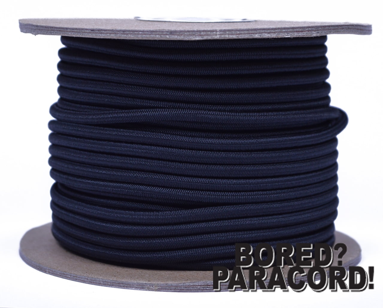 1/4" X 500 FT Bungee Cord Shock Cord Bungie Cord Marine Grade Made in USA!! BLK 