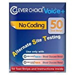 Color Test - Clever Choice Auto- Voice Blood Glucose Test Strips Color - Blue
