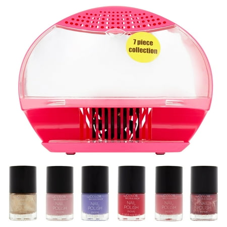 The Color Work Salon Nail Station Dryer Polishes The Color Work Salon Nail Station Dryer Polishes Collection 7 Piece