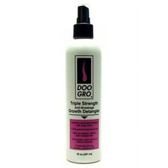 doo gro triple strength anti breakage growth detangler, 10 oz (pack of 3)