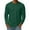 08# Army Green, variant on Mens Long Sleeve Shirts Crew Neck Thermal T-Shirt Thick Pullover Basic Tops Casual Comfortable Sweatshirt 4XL Polyester