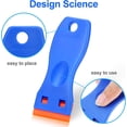 thumbnail image 4 of 4 count  Razor  Scraper and 100 count , Remove Label Decal Tool, Forwithout   Razor  Scraper,  Remover for Stickers, Gaskets and Paints  Window  Glass, 4 of 7