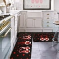 thumbnail image 3 of Valentine Kitchen Rug Set of 2 Kitchen Floor Mats Non-Slip Backing Valentines Day Gnomes Kitchen Mat Washable Seasonal Holiday Wedding Doormat Runner Rug 17"x47.2"+17"x30", 3 of 6