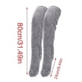 thumbnail image 3 of Thigh High Boot Socks Warm Over Knee High Fuzzy Socks Plush Slipper Stockings, 3 of 17
