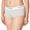thumbnail image 1 of Pantalón corto Calvin Klein moderno de algodón para niño, color gris jaspeado, 1 of 3