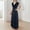 Blue, variant on Women's Summer V Neck Sequined Chiffon Panel Evening Gown Long Dress Elegant Evening Dress Fashion Party Bridesmaid Dresses Long Sleeve Dress T Shirt Fashion Summer plus Size Dresses for Women Casual