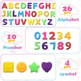 thumbnail image 3 of Juguetes de aprendizaje del alfabeto para niños pequeños 40 piezas de relleno de contenedor sensorial para niños ABC Alfabeto y juguetes numéricos para niños Juguetes blandos para niños de 3 a 5 años, 3 of 5
