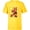 Yellow, variant on Star Wars The Mandalorian Grogu & Rancor Nap Time - Short Sleeve T-Shirt for Kids - Customized-Red