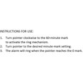 thumbnail image 3 of Mechanical Stainless Steel Timer for School, Learning, Projects, and Kitchen Tas, 3 of 3