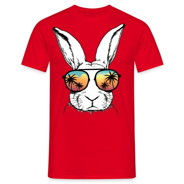 SOMOWI Mens Shirts And Tops Easter Street Hop Printing Short Sleeve Summer Fashion Design Red Classic Fall Tees 3XL