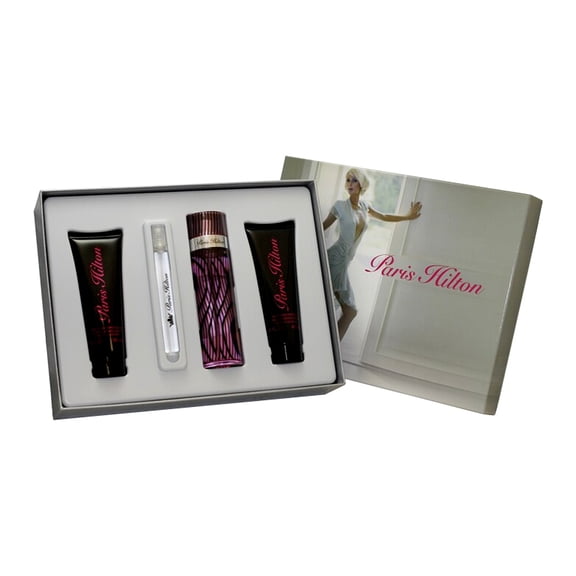 Paris Hilton For Women Perfume 4PCS Gift Set EDP & Body Lotion & Bath/Shower Gel