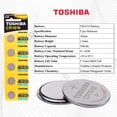 thumbnail image 4 of Pile Toshiba CR1616 3V Lithium Lot de 5, 4 of 5
