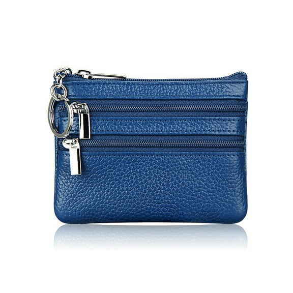 GASTROPOD Womens Wallet Small Womens Wallet Faux Leather Card Holder for Women with Keychain Blue