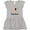AC-Heather Grey, variant on Inktastic 2nd Birthday Llama for Girl Girls Toddler Dress